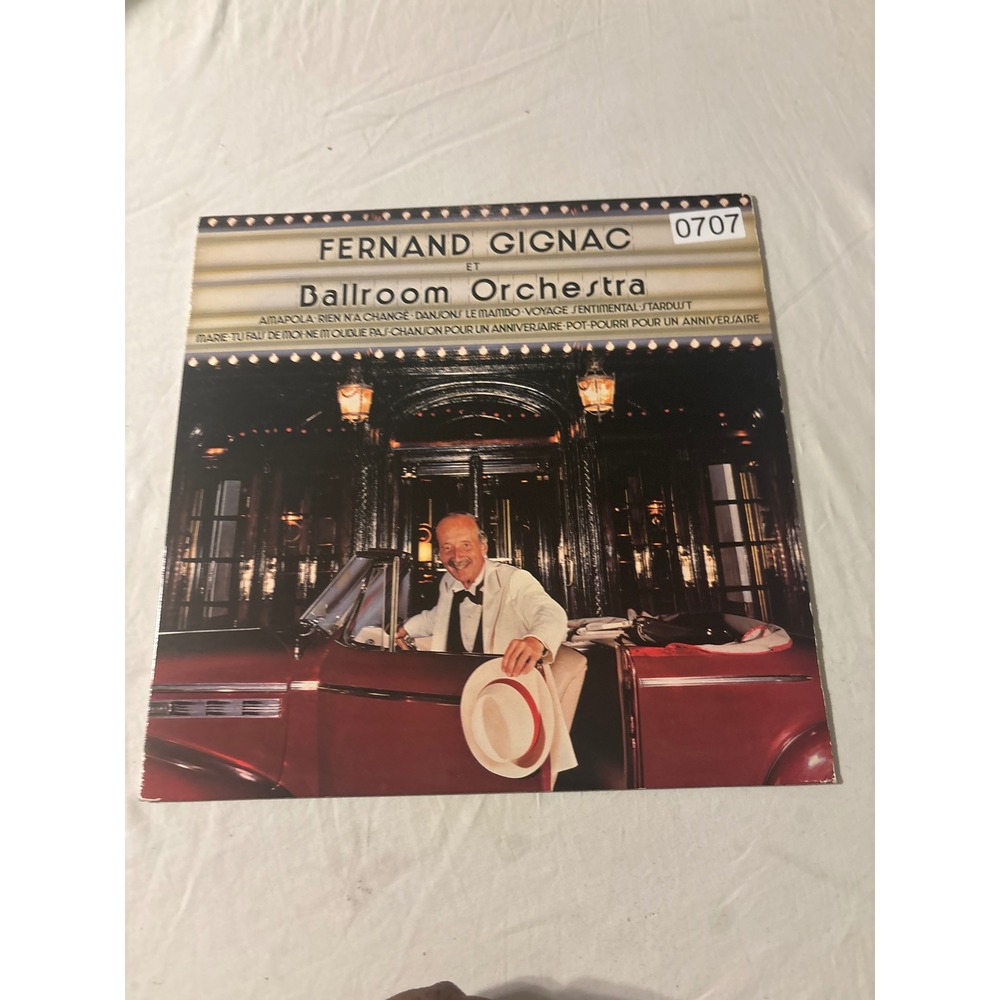 Fernand Gignac Ballroom Orchestra Vinyl LP 12" Black Good 1982 Canada Pressing